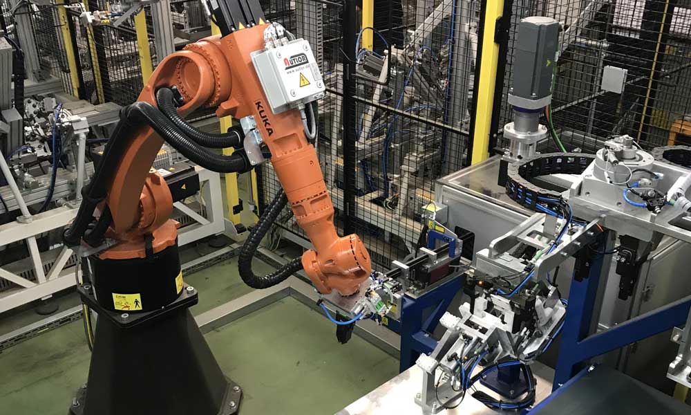 Fertigungszellen, Robotik